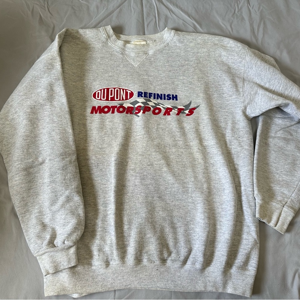 Vintage DuPont Motorsport Gray Sweatshirt
